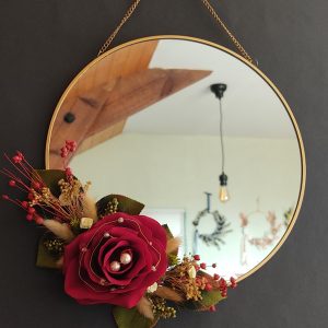 Miroir fleuri VENDU