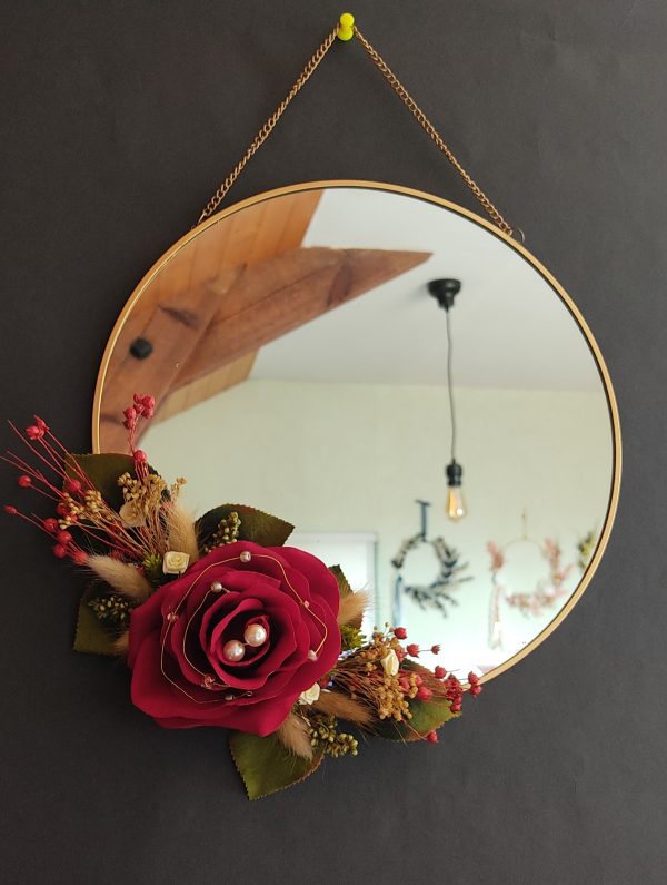 Miroir fleuri VENDU