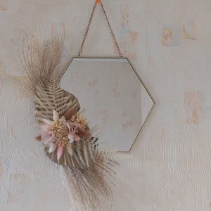Miroir fleuri VENDU