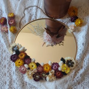 Miroir fleuri VENDU