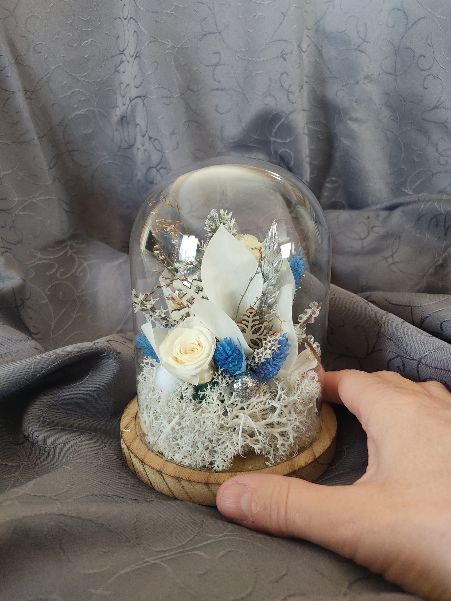 Cloche en verre hiver – Image 4