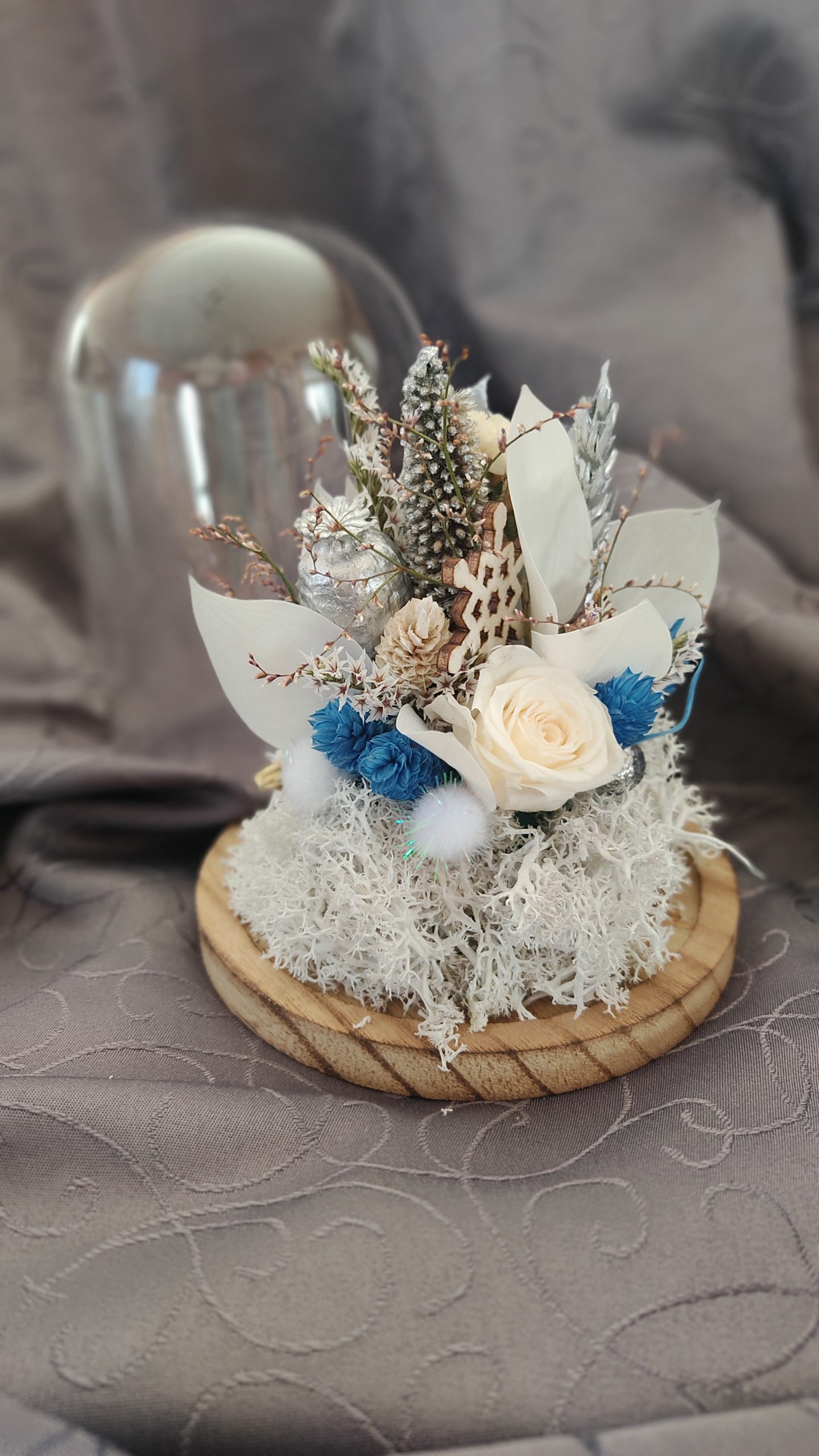 Cloche en verre hiver – Image 3