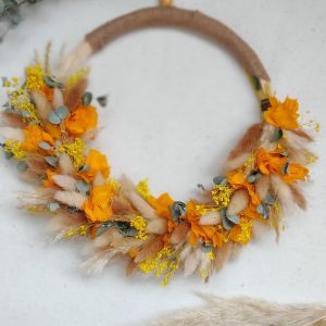 Couronne osier solaire