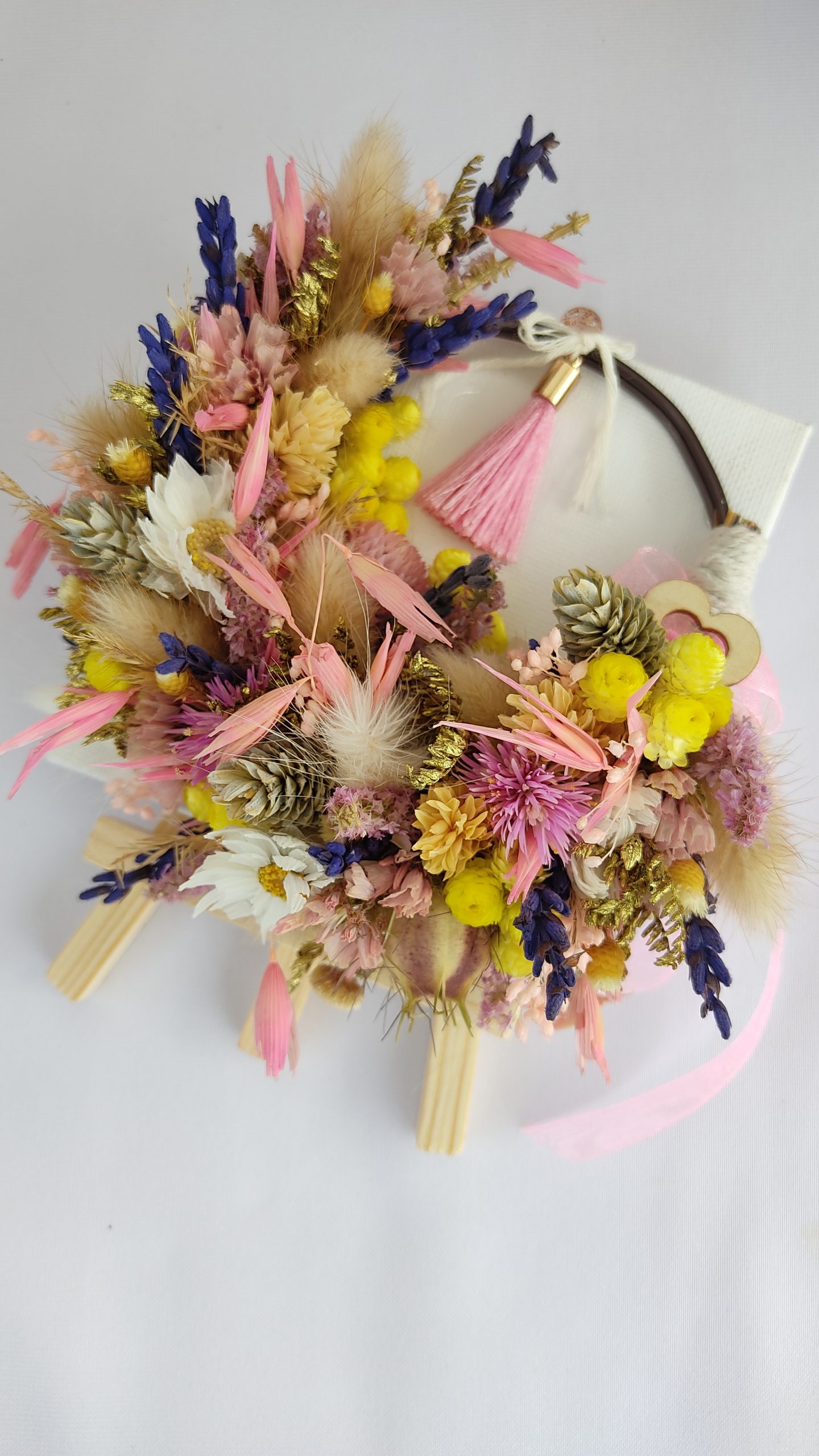 Petit tableau couronne fleurie – Image 3