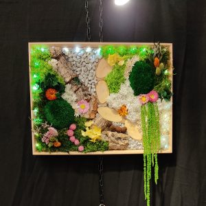 Tableau végétal lumineux